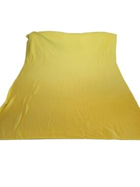 Mustard Yellow Fleece Fabric 61 x 44" Soft Warm Material for Craft Sewing